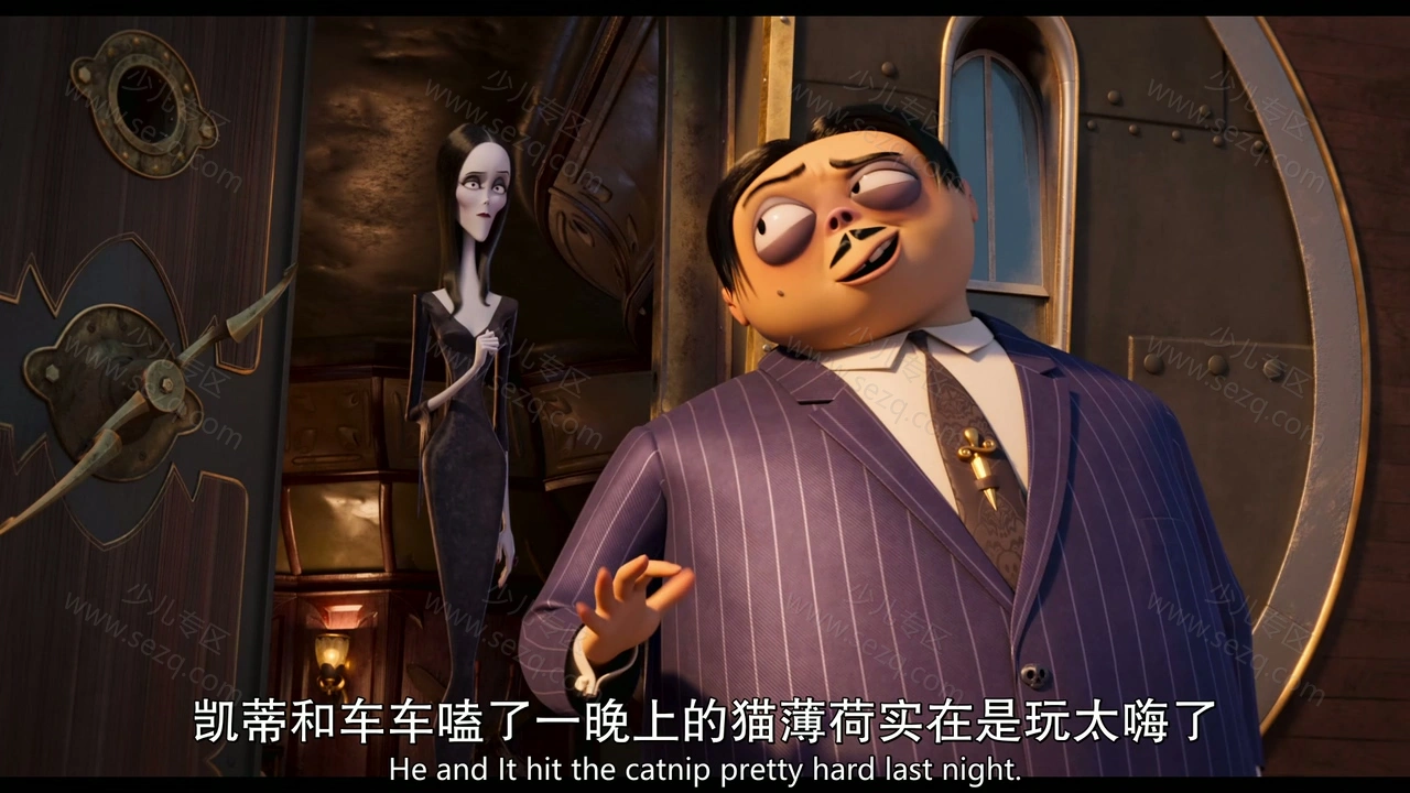 亚当斯一家2的剧照截图7