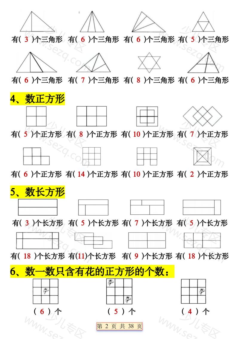 文档 一下丨数学【期中复习五大考点总结】 的截图预览 2