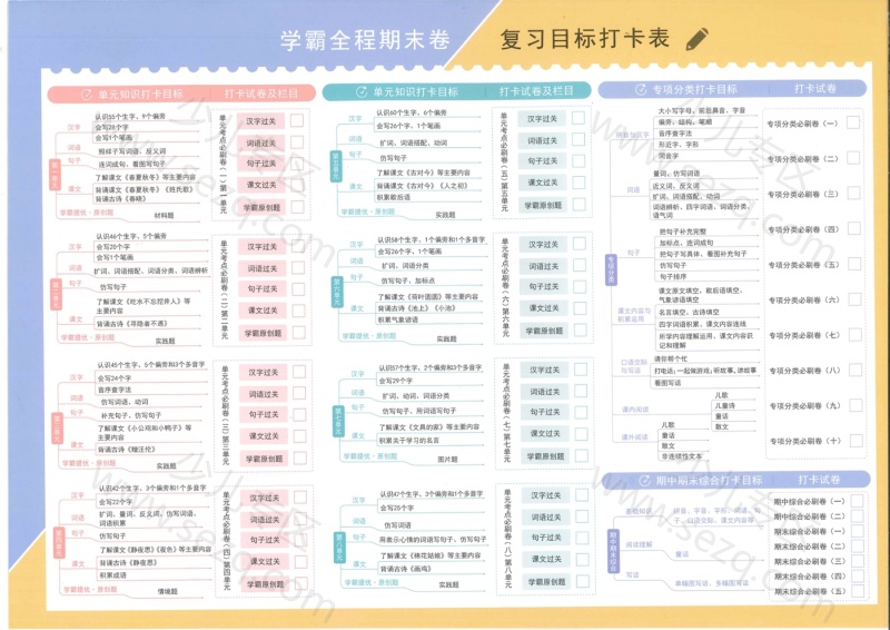 文档 2025春一年级下册语文期末复习《学霸全程期末卷》 的截图预览 2