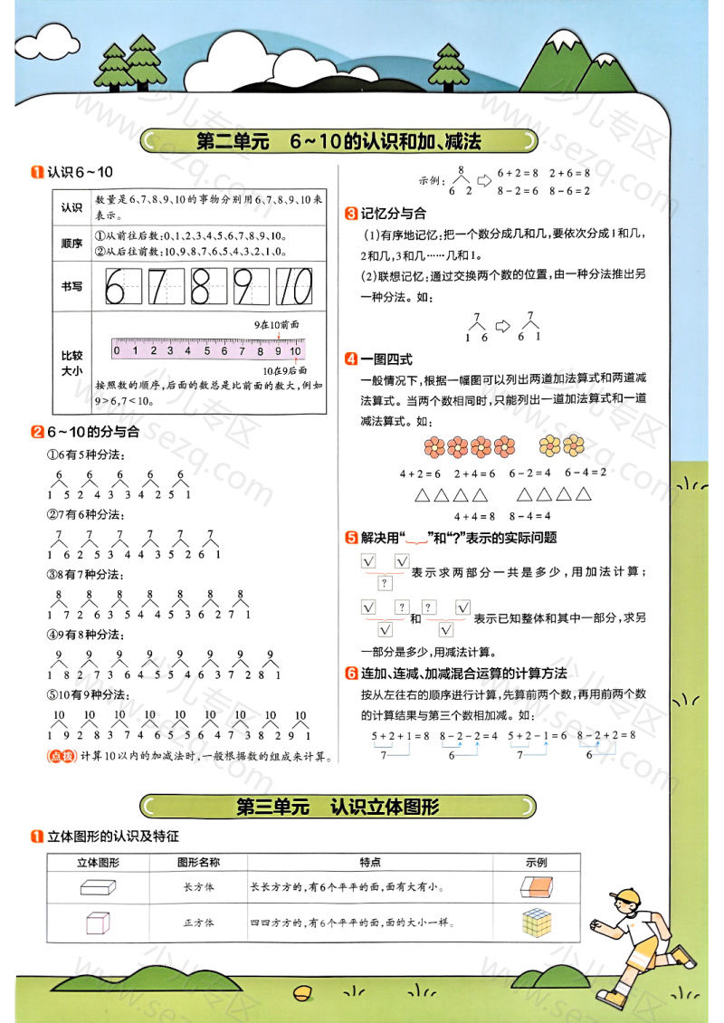 文档 25秋一年级上册数学人教版全册知识点汇总 的截图预览 2