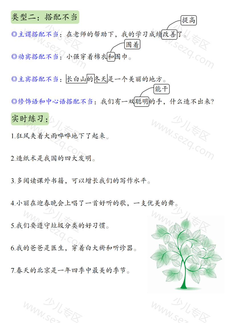 文档 三上语文必考重点病句段修改专项训练(修改符号的使用方法及练习) 的截图预览 3