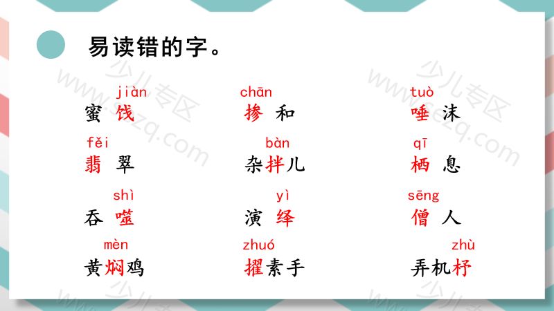 文档 六年级下册语文(RJ)期中复习课件1-4 的截图预览 4
