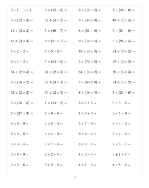 二升三数学【暑假作业口算10000题】_1-50（50页）