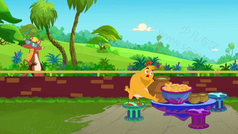 小鸡勇斗傻狐狸的剧照截图2