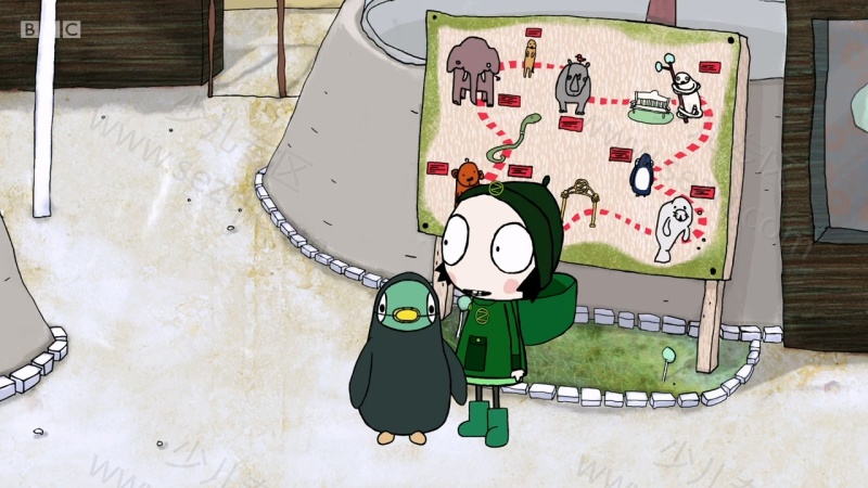 莎拉和小鸭子的剧照截图2