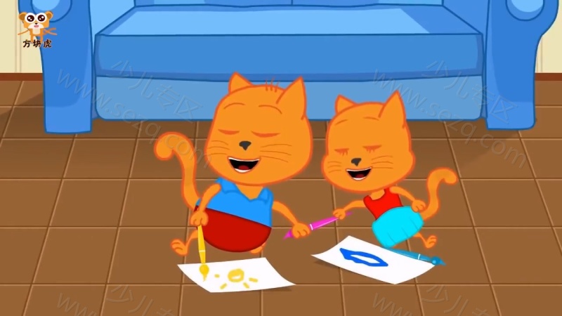 橘小猫和恐龙的剧照截图3