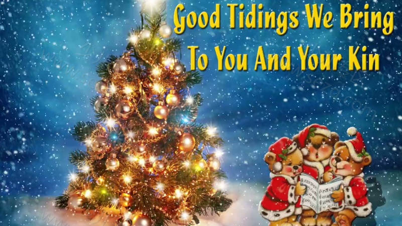 英文圣诞歌曲视频动画的剧照截图6