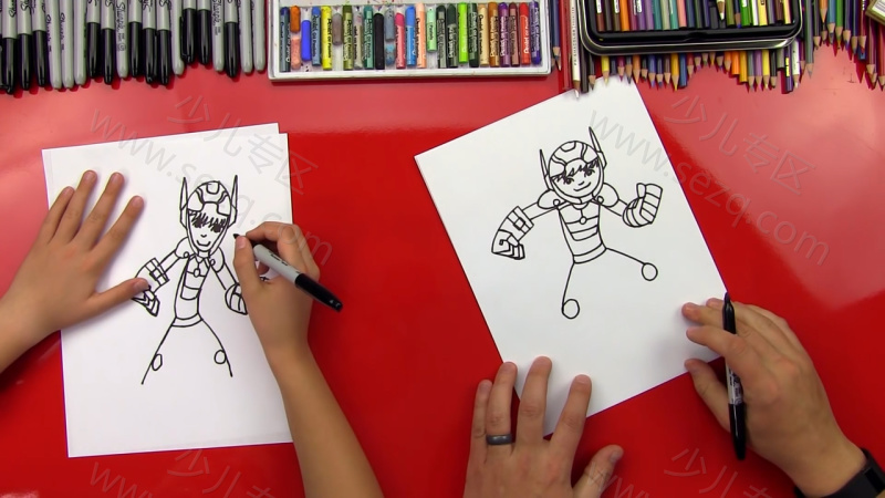 孩子的艺术中心 Art for kids Hub：How To Draw People的剧照截图3