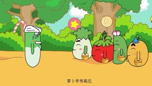 口才动画片《萌菜爱口才》全25集 国语中字 720P/MP4/792.25MB 下载