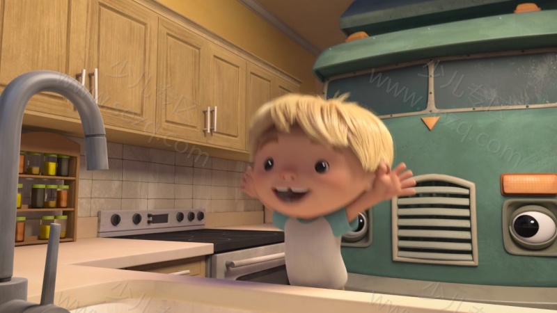 小汉克和垃圾车的剧照截图2