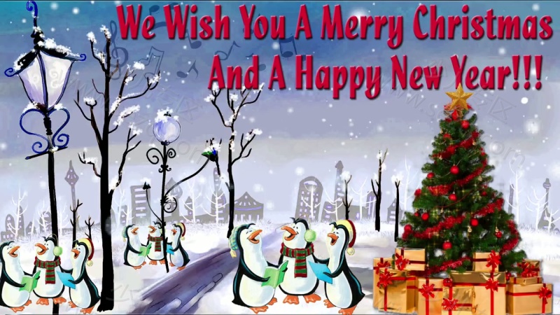 英文圣诞歌曲视频动画的剧照截图1