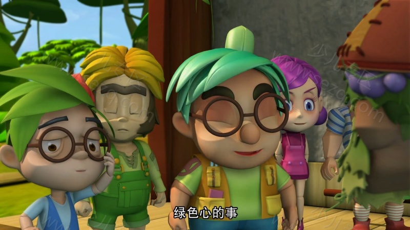 木头村之神奇绿色心的剧照截图1