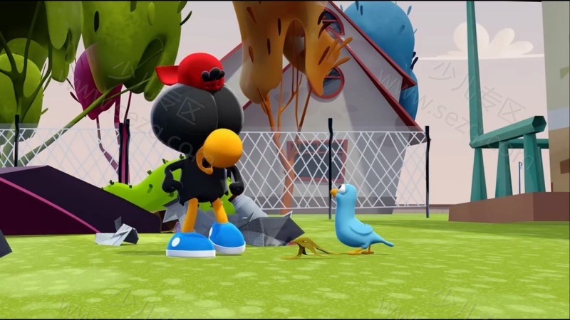 里萌与奥利的剧照截图6