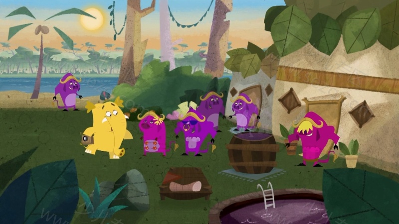 树干小火车的剧照截图2