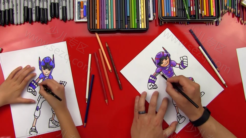 孩子的艺术中心 Art for kids Hub：How To Draw People的剧照截图6