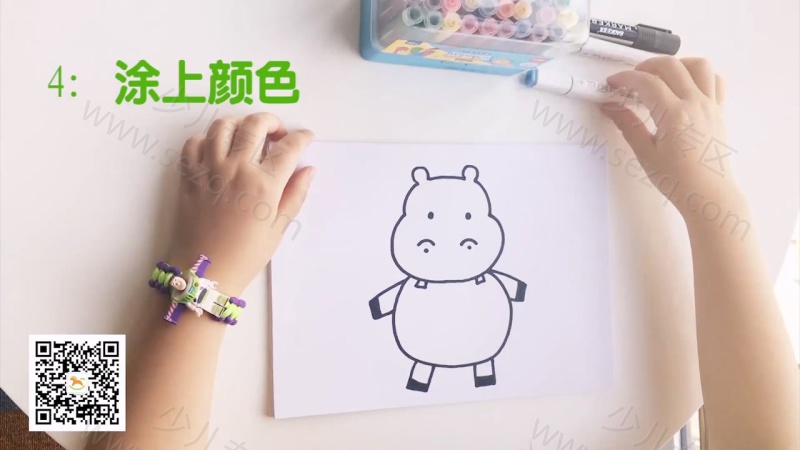 悠优宝贝一分钟儿童简笔画的剧照截图3