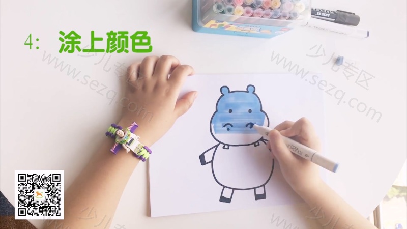 悠优宝贝一分钟儿童简笔画的剧照截图5