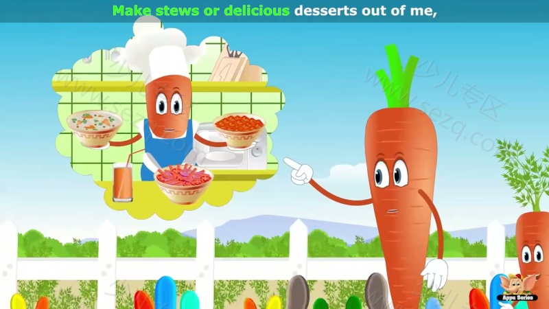 阿布英文儿歌 蔬菜篇的剧照截图6