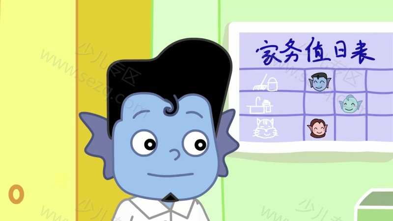 小鱼人莫叽姆斯一家的剧照截图7